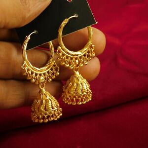 Indian Women Gold Plated Ethnic Earrings for Women Ethnic Fashion Jewelry