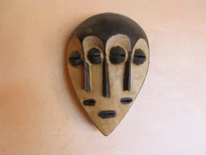 Lega Bwami Three Face Initiation Mask - Picture 1 of 7