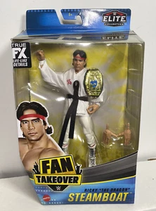2021 WWE Elite Collection Fan Takeover Figure: RICKY “THE DRAGON” STEAMBOAT- WM3 - Picture 1 of 9