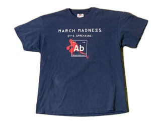 VTG 90’s Nike Arizona Wildcats Basketabll March Madness T Shirt Size L Made USA - Picture 1 of 8