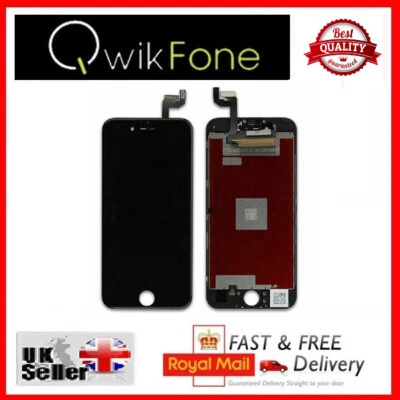 QWIKFONE For Apple 6S Plus A1634 A1687 A1690 A1699 Black LCD Screen Replacement Display
