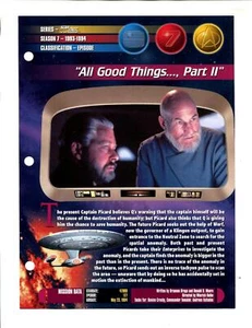 1997 Newfield Publications Star Trek Universe - "All Good Things..., Part II" - Picture 1 of 2
