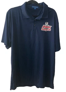 Cleveland Indians AL Champions '95 Polo Shirt, Men's XL, Navy Blue, MLB Vintage - Picture 1 of 6