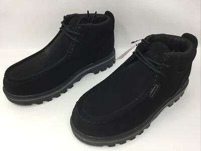 Lugz Flecos Chukka Hombres Botas Talla 9.5 Negro Senderismo Vestido Informal Caminar Nuevas Foto 1 de 4