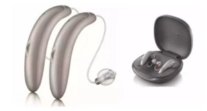 2x U nitron Moxi Vivante V5-RS Hearing Aid Behind The Ear RIC Hearing Aids Pair - Picture 1 of 1