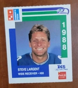 1988 Domino's #1 Steve Largent HOF NM+ - Picture 1 of 2
