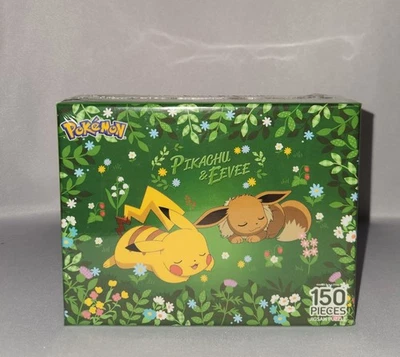 Rompecabezas Pokémon Pikachu y Eevee 150 piezas importación coreana nuevo sellado de fábrica Foto 1 de 4
