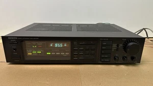 Onkyo TX-80 Quartz Synthesized Tuner Amplifier Phono Input Made in Japan Tested - Picture 1 of 12