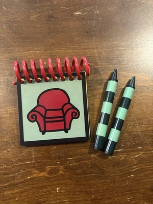 Blue’s Clues Steve’s Early S1 Handy Dandy Notebook Replica W/ Extra Crayon - Image 1 of 4