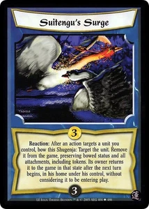 Suitengu's Surge - Lotus Edition - Legend of the Five Rings CCG - Picture 1 of 6