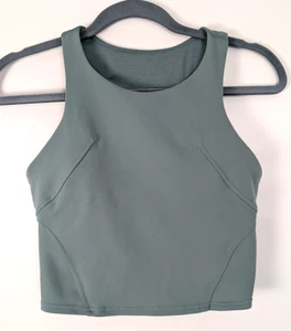 Lululemon belebendes Damen-Trainingstanktop Größe 6 Tidewater türkis Training - Bild 1 von 8