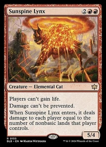 Magic The Gathering MTG SUNSPINE LYNX Bloomburrow NM Near Mint - Picture 1 of 1