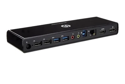 HP Y4H06AA#ABA 3005PR USB3-Port-Replikator, schwarz - Bild 1 von 2