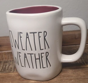 Suéter Artesanal Rae Dunn Magenta Clima Granate Interior Taza Cerámica - Imagen 1 de 7