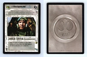 Green Squadron Pilot Star Wars Death Star II Limited 2000 LS Common CCG Card - Picture 1 of 1