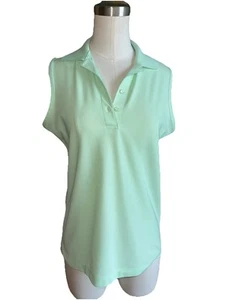 Greg Norman ML75 Play Dry Tank Top Womens Size M Green Sleeveless - Picture 1 of 8