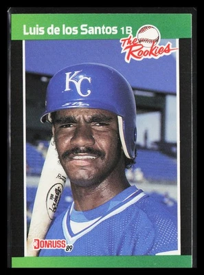 1989 Donruss The Rookies Luis de los Santos #33 - Image 1 of 2