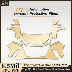 2024 2025 Toyota Alphard PreCut Paint Protection Film Gloss Clear Bra PPF TPU - Picture 1 of 19