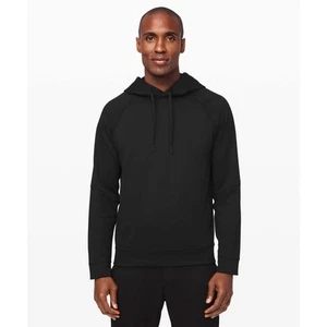 Lululemon City Sweat Pullover Hoodie *Thermo in Heathered Black Size Medium - Picture 1 of 5