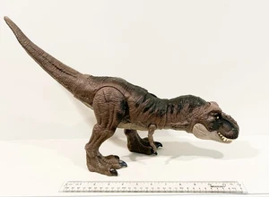 Mattel Jurassic World Thrash 'N Devour Tyrannosaurus Rex Figura T-Rex Dinosauro - Foto 1 di 5