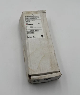 25PC Burndy KA29U 392015 Aluminum Mechanical Terminal Lugs #6-250KCMIL Lot of 25 - Image 1 of 4