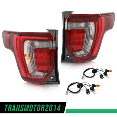 Fit For 2016 2017 2018 2019 Ford Explorer LED Tail Lights Lamps Pair Left+Right - Image 1 of 4