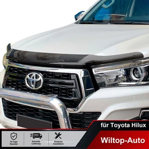 Deflector de capó negro para Toyota Hilux Revo 2015-2020 - Imagen 1 de 10