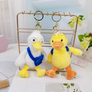 Süße intelligente Ente Plüsch Schlüsselanhänger TWINKLES Rucksack Anhänger Schultasche Schüler Geschenk - Bild 1 von 10