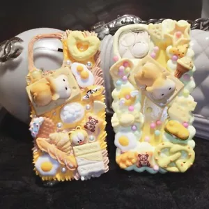 Cute Kawaii Hamster DIY Decoden Mobile Phone Case Cover Jpop Kpop Fashion Gift - Picture 1 of 17