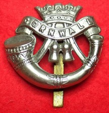 Duke of Cornwalls Light Infantry DCLI (Cornwall's) Regiment Cap with Slider WW1 