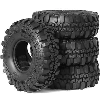 Neumáticos sobre orugas de 1,9" 108 mm neumático de terreno de roca para FCX10 Axial SCX10 Pro SCX10 UTB18 Foto 1 de 4