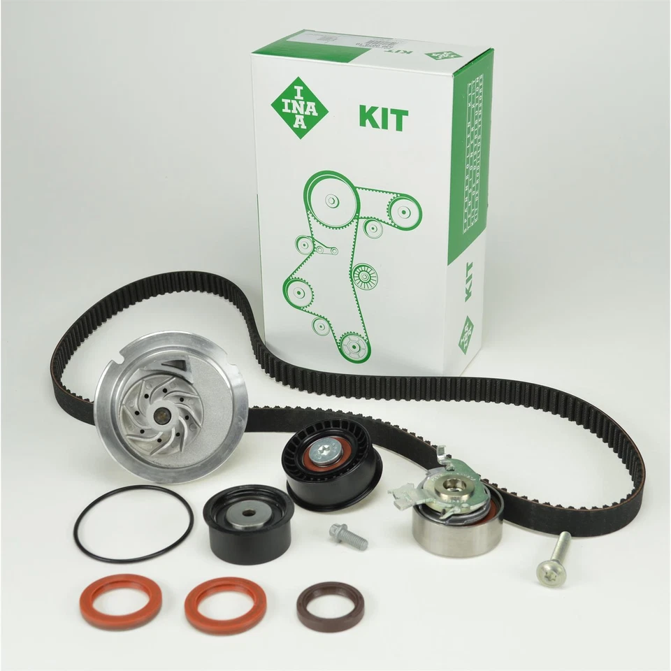 Original INA ZAHNRIEMENSATZ + Wasserpumpe +  OPEL Vectra B  1,8 16V X18XE1 - Bild 1 von 1