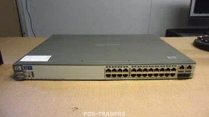 HP J4900B 2626 Procurve 24x 10/100 2x GbE (RJ-45/SFP) L2/3 Switch EXCL RACK EARS - Afbeelding 1 van 2