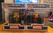Funko Pop Marvel Hall of Armor Iron Man Model 1 N 4 Bundle Px Preview Exclusive