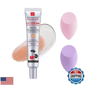 Color Correcting CC Cream Foundation, Invisible Pores Concealer, Rich In Cent - Picture 1 of 5