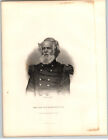 1861 Historical Steel Engravings 4 Pg Bio Joseph K F Mansfield Brigadier General