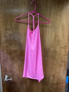 NWOT Girls "Angel Beach" hot pink cover-up. Size 14. - Picture 1 of 2