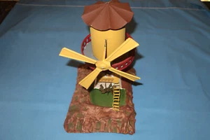 Vintage Blech Windmühle mit Wasserrad zur Verwendung mit Live Dampfmaschine - Bild 1 von 7