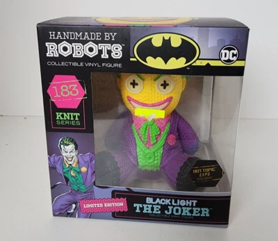 Black Light Joker 183 tejido *NUEVO* hecho a mano por robots - Hot Topic Expo Foto 1 de 4