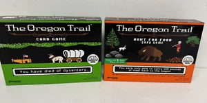 NEW The Oregon Trail Card Game & Hunt for Food Expansion Game Pressman 2017 - Picture 1 of 9