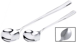 Eislöffel, Joghurtlöffel, aus Edelstahl, elegante Löffelform, 2 Größen wählbar - Bild 1 von 3