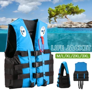 Adults Kids Life Jackets Watersport Vest Kayak Ski Buoyancy Aid Sailing Boating - Picture 1 of 12