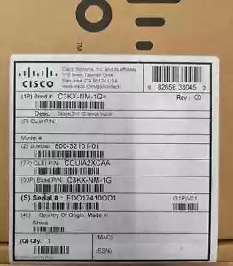 Cisco Catalyst 3K-X 1G 4-Port SFP Netzwerkmodul (C3KX-NM-1G) - Brandneu & Versiegelt - Bild 1 von 6