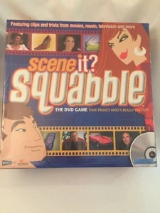 Vintage Scene It Squabble DVD Board Game Movies Music And TV 2005 Sealed NEW - Picture 1 of 2