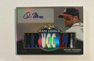Dan UGGLA Topps Triple Threads #3-of-3 AUTO Game Worn Jersey PATCH 5 Color Card  - Picture 1 of 2