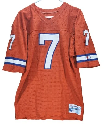 Camiseta De Colección Champion Denver Broncos Temática Para Hombre Talla Med Naranja **Ver Descripción  Foto 1 de 4