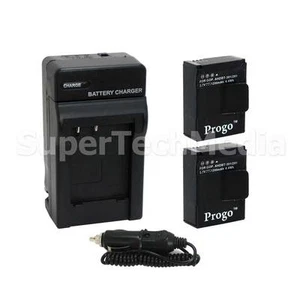 2 x Battery + Charger Kit For GoPro HD Hero 3 HERO3 Camera AHDBT-201 AHDBT-301 - Picture 1 of 1