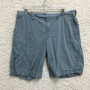 Columbia Shorts 36 Adult Blue Chino Pockets Casual Modern Fit Outdoors Logo Mens - Picture 1 of 11