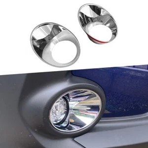 Chrome Fog Light Round Cover For Subaru Crosstrek 2023 2024 Accessories - Picture 1 of 6