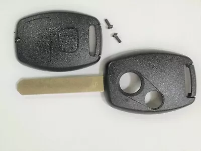 Cover Coquille Clé 2 Touches Compatible Honda Civic Jazz Crv Hrv Avec Port Puce - Photo 1/2